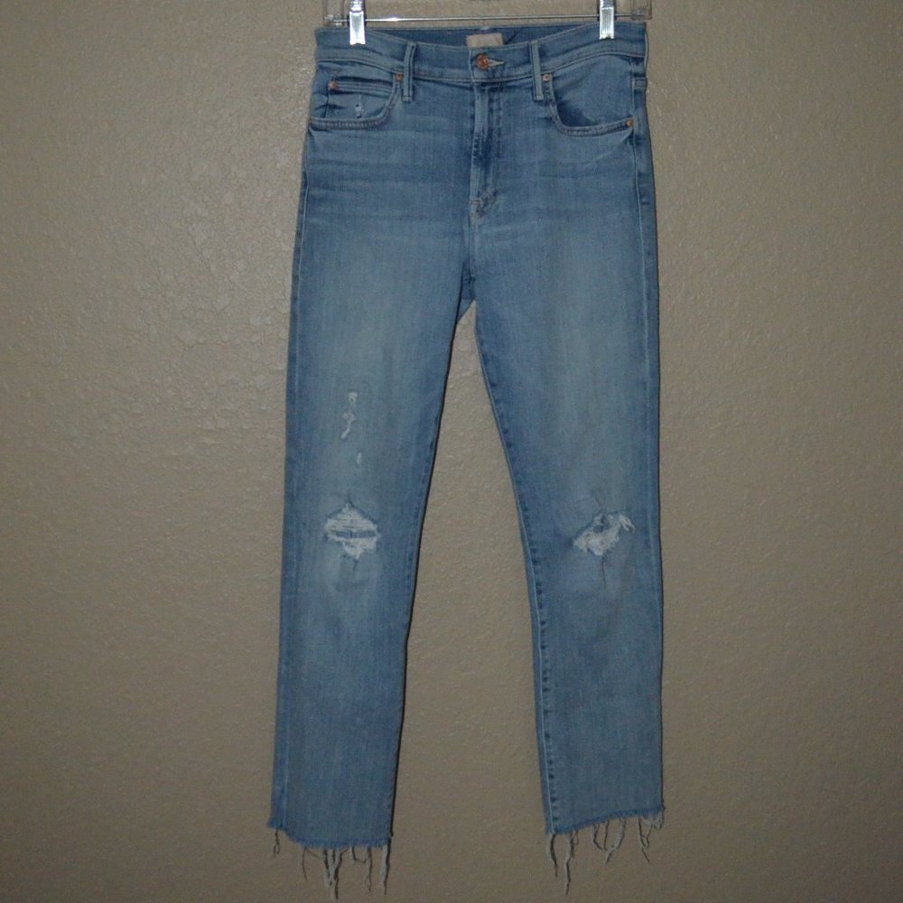 $248 Sz 27 Mother The Rascal Ankle Snippet Super Blast From the Past Jeans